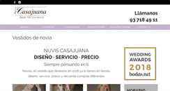 Desktop Screenshot of noviascasajuana.com