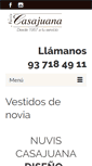 Mobile Screenshot of noviascasajuana.com