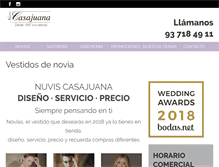Tablet Screenshot of noviascasajuana.com